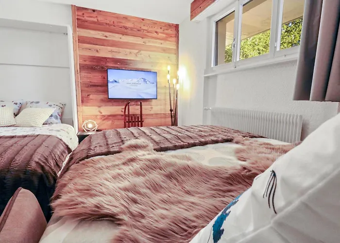 Rénové Cosy Et Centré, Ski-in Ski-out Crans-Montana